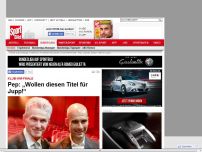 Bild zum Artikel: Klub-WM-Finale  -  

Pep: „Wollen diesen Titel für Jupp!“