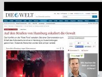 Bild zum Artikel: 70 verletzte Beamte: Hamburg erlebt schwerste Krawalle seit Jahren