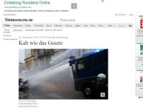 Bild zum Artikel: Krawalle in Hamburg: Kalt wie das Gesetz