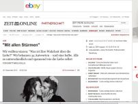 Bild zum Artikel: Liebe: 
			  'Mit allen Stürmen'