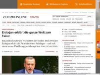 Bild zum Artikel: Korruptionsskandal: 
			  Erdoğan erklärt die ganze Welt zum Feind