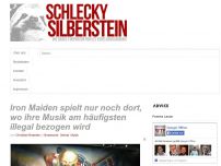 Bild zum Artikel: Iron Maiden spielt nur noch dort, wo ihre Musik am häufigsten illegal bezogen wird