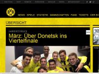 Bild zum Artikel: März: Über Donetsk ins Viertelfinale