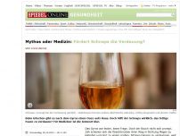 Bild zum Artikel: Mythos oder Medizin: Fördert Schnaps die Verdauung?