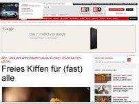 Bild zum Artikel: Legales Marihuana - Freies Kiffen für (fast) alle