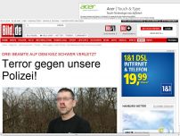 Bild zum Artikel: Beamte schwer verletzt - Terror gegen unsere Polizei!