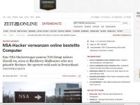 Bild zum Artikel: Snowden-Dokumente: 
			  NSA-Hacker verwanzen online bestellte Computer