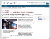 Bild zum Artikel: AfD-Programm: Sozialhilfe aus der Heimat für die Zuwanderer