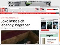 Bild zum Artikel: Im TV-Duell gegen Klaas - Joko lässt sich lebendig begraben