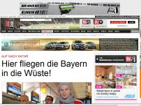 Bild zum Artikel: Auf nach Katar - Hier fliegen die Bayern in die Wüste!