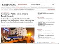 Bild zum Artikel: Angriff auf Davidwache: 
			  Hamburger Polizei räumt falsche Darstellung ein