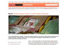 Bild zum Artikel: Berlin: Große Mengen Kokain in Aldi-Filialen gefunden