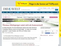 Bild zum Artikel: 'Nie geschämt': Thomas Hitzlsperger outet sich als homosexuell