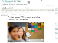 Bild zum Artikel: Baden-Württemberg: Petition gegen Homosexualität im Unterricht