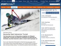 Bild zum Artikel: Riesenslalom-Weltcup: Neureuther feiert historischen Triumph