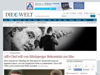 Bild zum Artikel: Parteitag in Hessen: AfD-Chef will von Hitzlsperger Bekenntnis zur Ehe