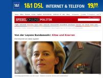 Bild zum Artikel: Von der Leyens Bundeswehr: Kitas und Knarren