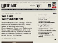 Bild zum Artikel: Die Weltfußballerwahl im Liveticker