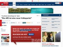 Bild zum Artikel: 'Frau Merkel lullt die Bürger ein' Seite 2 - 'Die AfD ist eine neue Volkspartei'