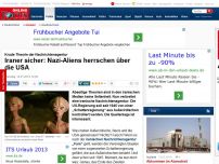 Bild zum Artikel: Krude Theorie der Nachrichtenagentur - Iraner sicher: Nazi-Aliens herrschen über die USA