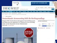 Bild zum Artikel: Biblis-Abschaltung: Deutschlands Atomausstieg fehlt die Rechtsgrundlage