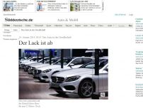 Bild zum Artikel: Das Auto in der Gesellschaft: Der Lack ist ab