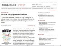 Bild zum Artikel: Sachbuch 'Und ich?': 
			  Unsere vorgegaukelte Freiheit