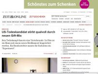 Bild zum Artikel: Hinrichtung: 
			  US-Todeskandidat stirbt qualvoll durch neuen Gift-Mix