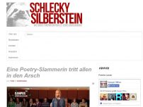 Bild zum Artikel: Eine Poetry-Slammerin tritt allen in den Arsch