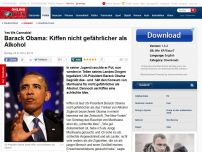 Bild zum Artikel: US-Präsident überrascht mit Aussage - Barack Obama: Kiffen ist nicht schlechter als Alkohol