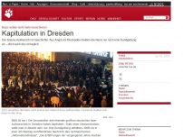 Bild zum Artikel: Nazis wollen nicht mehr marschieren: Kapitulation in Dresden