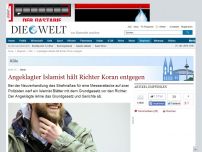 Bild zum Artikel: Bonn: Islamist wirft Grundgesetz-Blätter vor Richter
