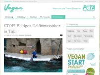 Bild zum Artikel: STOP! Blutiges Delfinmassaker in Taiji