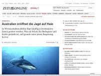 Bild zum Artikel: Artenschutz: 
			  Australien eröffnet die Jagd auf Haie