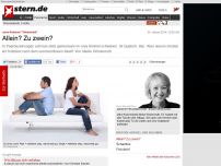 Bild zum Artikel: stern-Kolumne 'Winnemuth': Allein? Zu zwein?