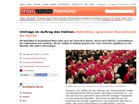 Bild zum Artikel: Umfrage im Auftrag des Vatikan: Katholiken ignorieren Sexualmoral der Kirche