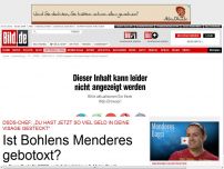 Bild zum Artikel: DSDS - Ist Bohlens Menderes gebotoxt?