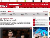 Bild zum Artikel: Stan, Lara und Didier Défago: Die Schweiz jubelt