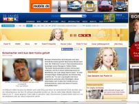 Bild zum Artikel: Schumacher in Aufwachphase