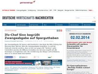 Bild zum Artikel: Ifo-Chef Sinn begrüßt Zwangsabgabe auf Sparguthaben