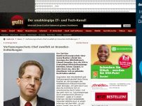 Bild zum Artikel: Verfassungsschutz-Chef zweifelt an Snowden-Enthüllungen