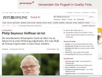 Bild zum Artikel: US-Schauspieler: 
			  Philip Seymour Hofman ist tot