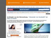 Bild zum Artikel: Großsegler aus der Bierwerbung : 'Alexander von Humboldt' bei Ebay zu kaufen