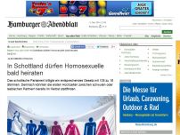 Bild zum Artikel: Gleichberechtigung: In Schottland dürfen Homosexuelle bald heiraten