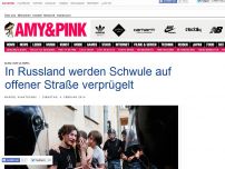 Bild zum Artikel: Kurz vor Olympia - In Russland werden Schwule auf offener Straße verprügelt