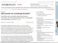 Bild zum Artikel: Wie knacke ich schwierige Schüler?