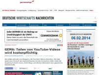 Bild zum Artikel: GEMA: Teilen von YouTube-Videos wird kostenpflichtig