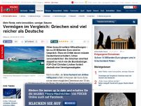 Bild zum Artikel: Vermögen im Vergleich: Griechen sind viel reicher als Deutsche