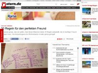 Bild zum Artikel: Liste zum Liebhaben: 30 Regeln für den perfekten Freund