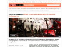 Bild zum Artikel: Feuer in Hamburger Mehrfamilienhaus: Polizei vermutet Brandstiftung